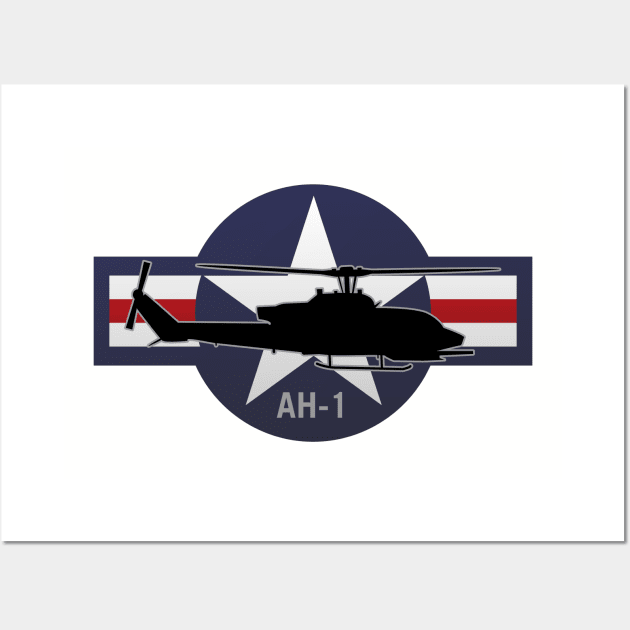 AH-1 Cobra Helicopter Wall Art by hobrath